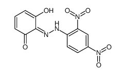 6-[(2,4-dinitrophenyl)hydrazinylidene]-5-hydroxycyclohexa-2,4-dien-1-one结构式