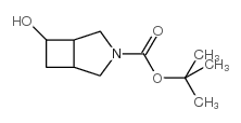 TERT-BUTYL 6-HYDROXY-3-AZABICYCLO[3.2.0]HEPTANE-3-CARBOXYLATE structure
