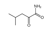 4-methyl-2-oxo-valeric acid amide结构式