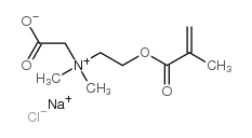 (carboxymethyl)[2-(methacryloyloxy)ethyl]dimethylammonium chloride, sodium salt picture