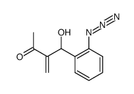 3-[(2-azidophenyl)hydroxymethyl]-3-buten-2-one Structure