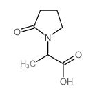 2-(2-氧吡咯烷)丙酸结构式