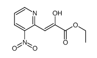 ethyl (2Z)-2-hydroxy-3-(3-nitropyridin-2-yl)acrylate Structure