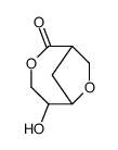 3,7-Dioxabicyclo[4.2.1]nonan-2-one, 5-hydroxy- (9CI) Structure