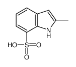 2-methyl-1H-indole-7-sulfonic acid structure