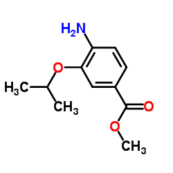 4-氨基-3-异丙氧基苯甲酸甲酯结构式