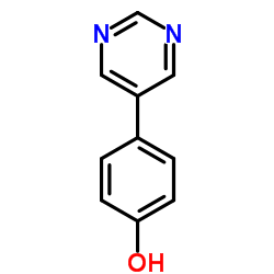4-(5-Pyrimidinyl)phenol结构式