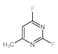 Pyrimidine,2,4-difluoro-6-methyl- Structure