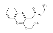 Butanedioic acid,2-[(2-methoxyphenyl)imino]-, 1,4-diethyl ester Structure