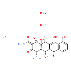 DOXYCYCLINE HCL HYDRATE结构式