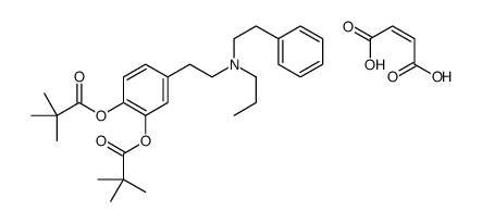 (E)-but-2-enedioic acid,[2-(2,2-dimethylpropanoyloxy)-4-[2-[2-phenylethyl(propyl)amino]ethyl]phenyl] 2,2-dimethylpropanoate Structure