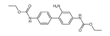 amino-2 bis(ethoxycarbonylamino)-4,4' biphenyle Structure