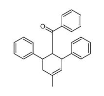 (4-methyl-2,6-diphenylcyclohex-3-en-1-yl)-phenylmethanone结构式