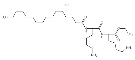 N(alpha)-Palmitoyl-lysyllysine ethyl ester Structure
