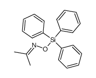 2-(Triphenylsilyl-oxyimino)-propan Structure