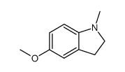 5-methoxy-1-methylindoline结构式