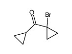 Methanone, (1-bromocyclopropyl)cyclopropyl- (9CI) Structure