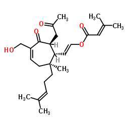 叶含荚宁 C结构式