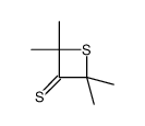 2,2,4,4-tetramethylthietane-3-thione结构式