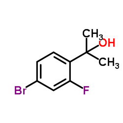 2-(4-Bromo-2-fluorophenyl)-2-propanol结构式