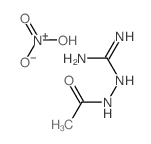Acetic acid, 2- (aminoiminomethyl)hydrazide, mononitrate结构式