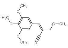 3,4,5-trimethoxy-2-(methoxymethyl)cinnamonitrile Structure