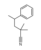 Alpha,Alpha,Γ-三甲基苯丁腈结构式