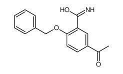 5-acetyl-2-(phenylmethoxy)benzamide结构式