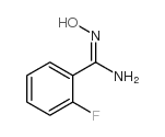 2-FLUORO-N-HYDROXY-BENZAMIDINE结构式