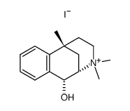 1-α-hydroxy-1,2,3,4,5,6-hexahydro-3,6-dimethyl-2,6-methano-3-benzazocine methiodide结构式