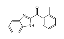 1H-benzimidazol-2-yl-(2-methylphenyl)methanone结构式