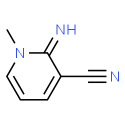 3-Pyridinecarbonitrile,1,2-dihydro-2-imino-1-methyl-(9CI)结构式