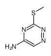 3-methylsulfanyl-1,2,4-triazin-5-amine结构式