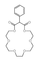18-phenyl-1,4,7,10,13,16-hexaoxacyclononadecane-17,19-dione结构式