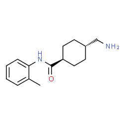 Cyclohexanecarboxamide, 4-(aminomethyl)-N-(2-methylphenyl)-, trans- (9CI) structure