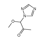 1-methoxy-1-(1,2,4-triazol-1-yl)propan-2-one Structure