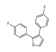 2,3-bis(4-fluorophenyl)thiophene结构式