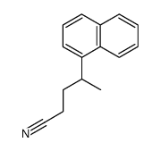 4-(naphthalen-1-yl)pentanenitrile Structure