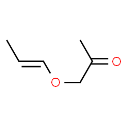 2-Propanone, 1-(1-propenyloxy)-, (E)- (9CI) Structure
