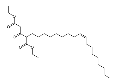 Ethyl 4-ethoxycarbonyl-3-oxo-(Z)-13-docosenoate Structure