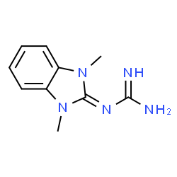 Guanidine, (1,3-dihydro-1,3-dimethyl-2H-benzimidazol-2-ylidene)- (9CI) Structure