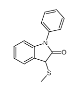 N-phenyl-3-(methylthio)-oxindole Structure