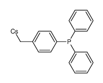 (4-(diphenylphosphanyl)benzyl)cesium结构式