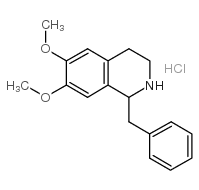 1-苄-6,7-二甲氧基-1,2,3,4-四羟基异喹啉盐酸盐结构式