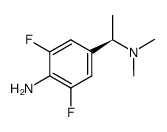 Benzenemethanamine, 4-amino-3,5-difluoro-N,N,-alpha--trimethyl-, (-alpha-R)- (9CI) Structure