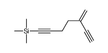 trimethyl(5-methylidenehepta-1,6-diynyl)silane结构式