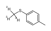 trideuteromethyl p-tolyl thioether Structure