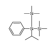 trimethyl-(phenyl-propan-2-yl-trimethylsilylsilyl)silane结构式