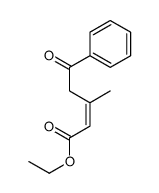 ethyl 3-methyl-5-oxo-5-phenylpent-2-enoate Structure