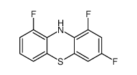1,3,9-trifluoro-10H-phenothiazine结构式